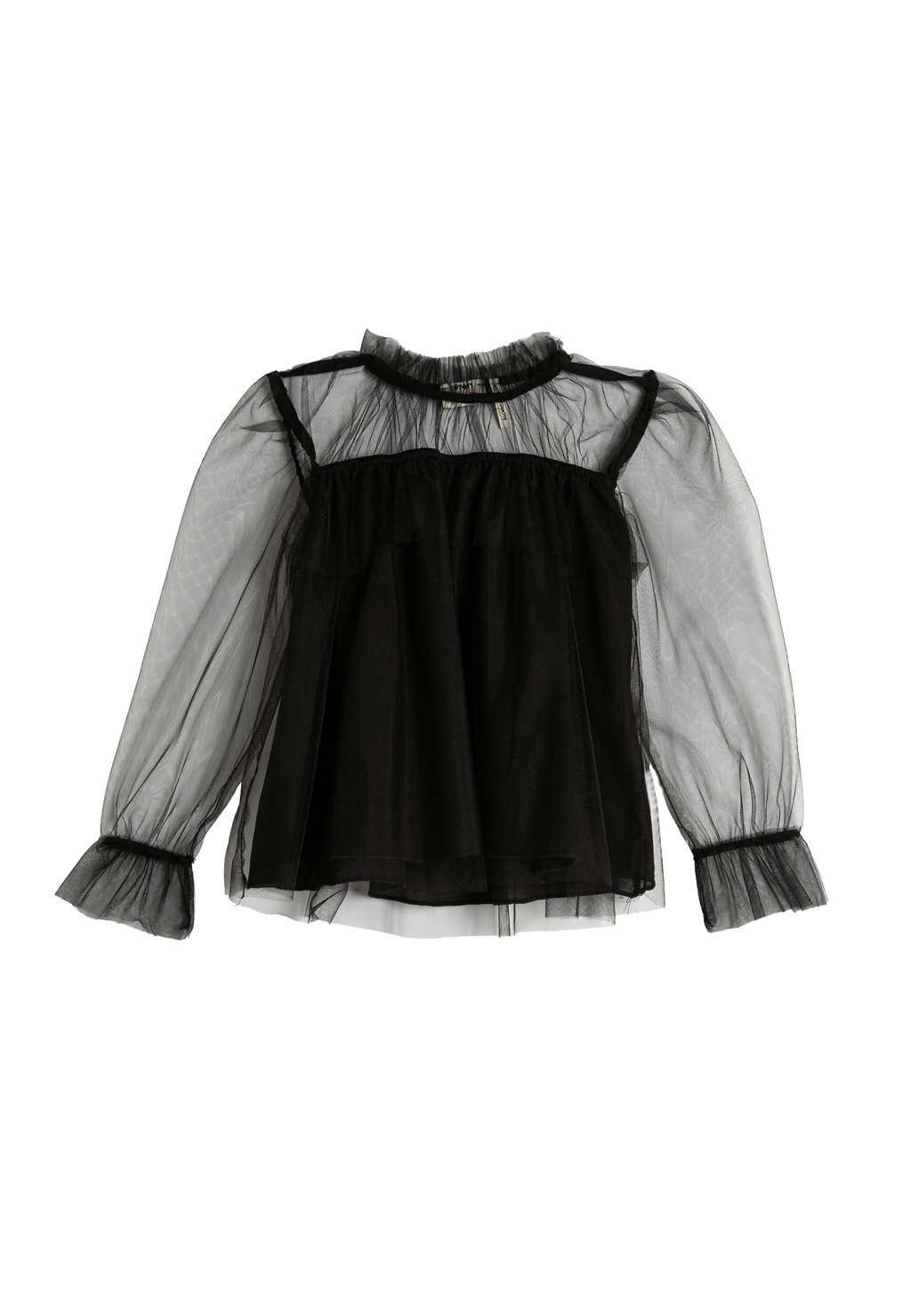 

Блузка STAND UP NECK Ruffled Koton, черный