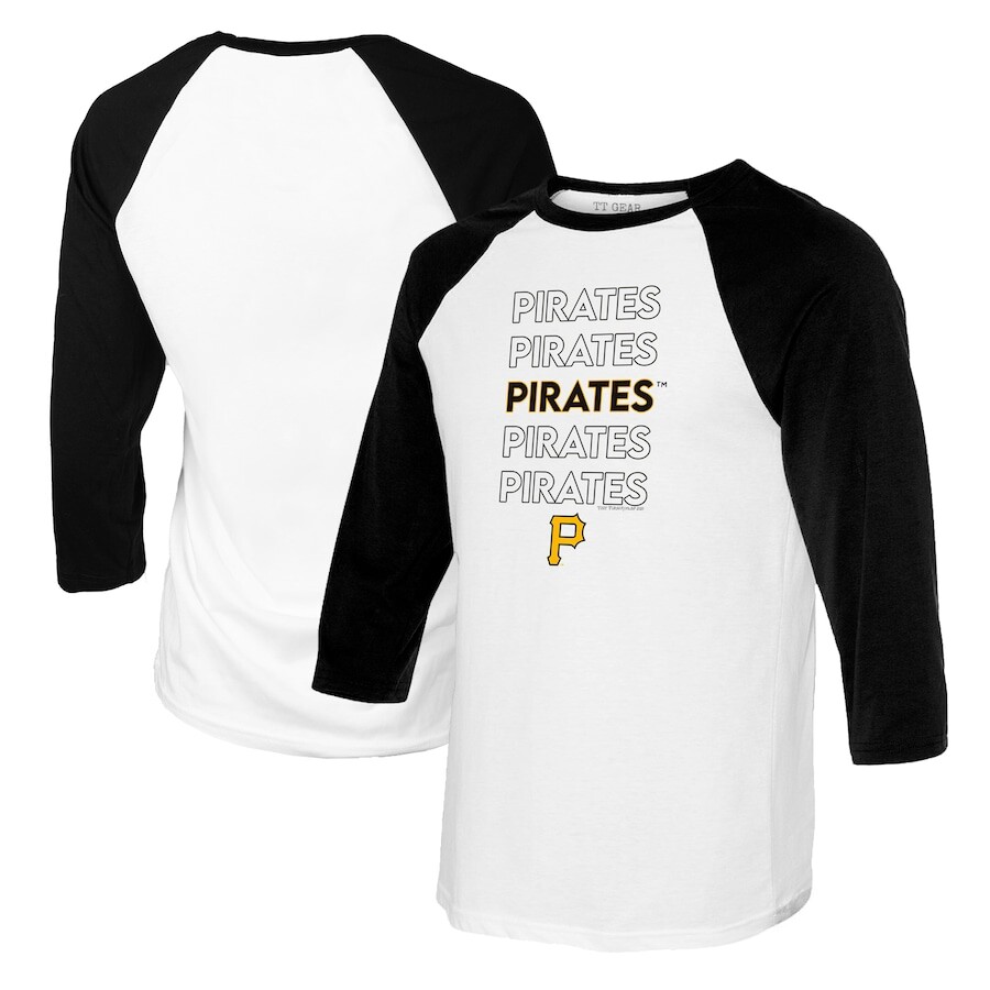 

Футболка с длинным рукавом Tiny Turnip Pittsburgh Pirates, белый