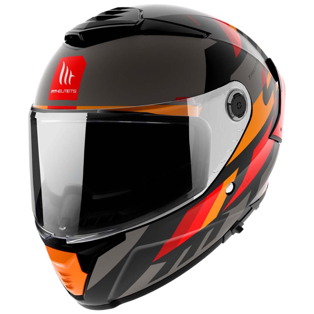 цена Шлем полнолицевой MT Helmets Thunder 4 SV Ergo B15, разноцветный