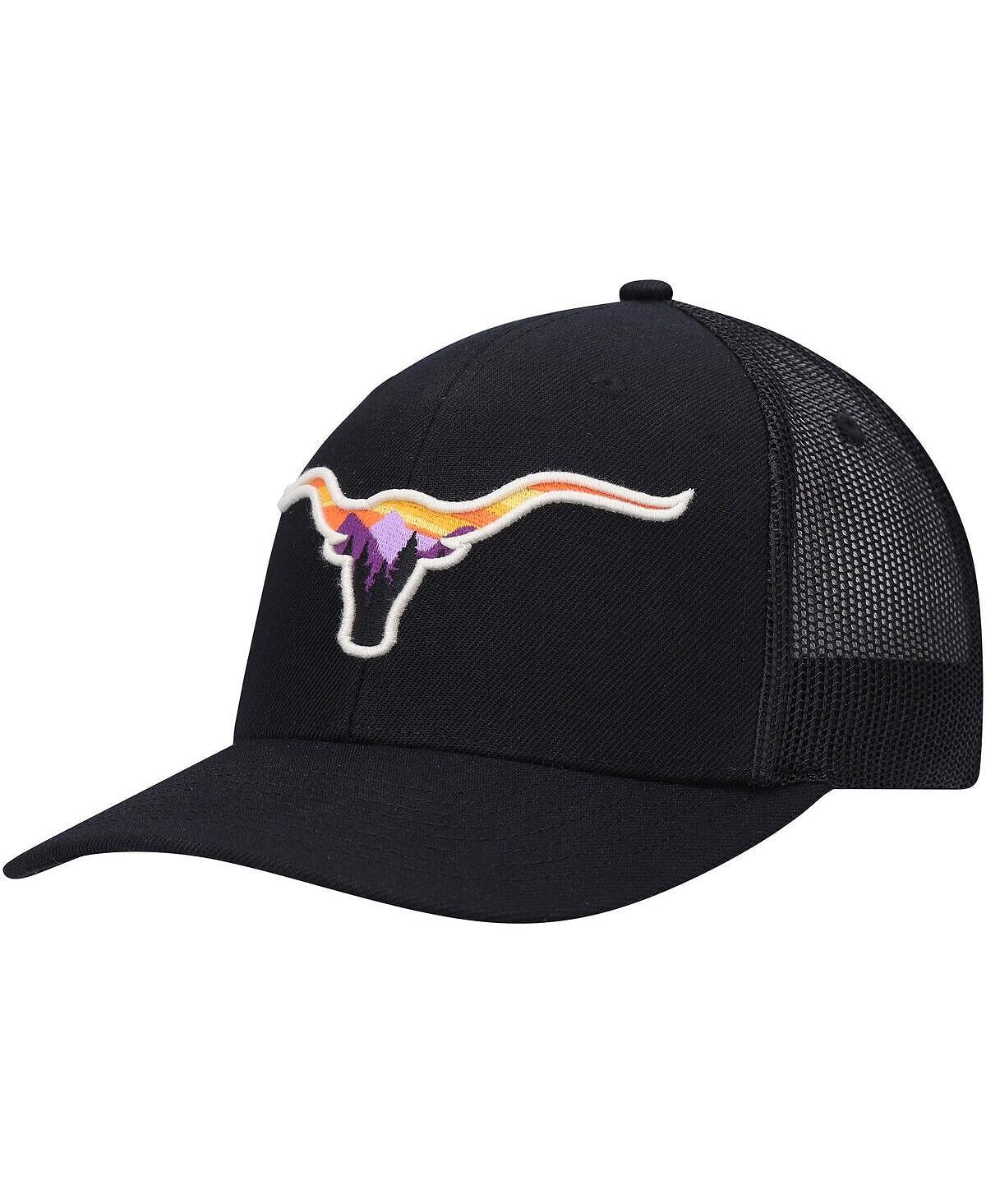

Мужская черная кепка Longhorn Animal Collection с видом на лес Trucker Snapback Local Crowns