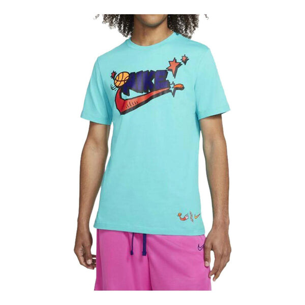 

Футболка Nike Exploration Series Basketball T-shirt 'Oracle Aqua', синий