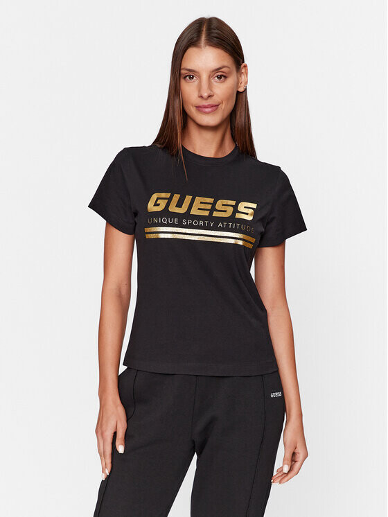 

Футболка стандартного кроя Guess, черный