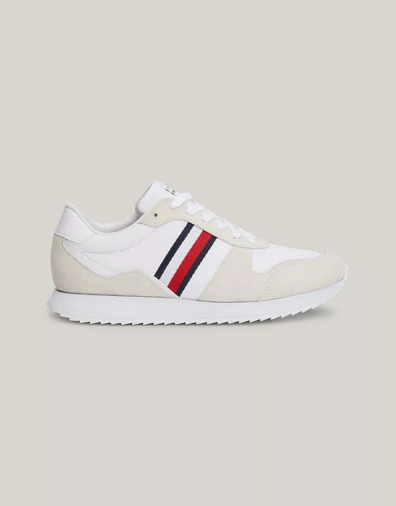 

Бело-красные кроссовки Tommy Hilfiger Low