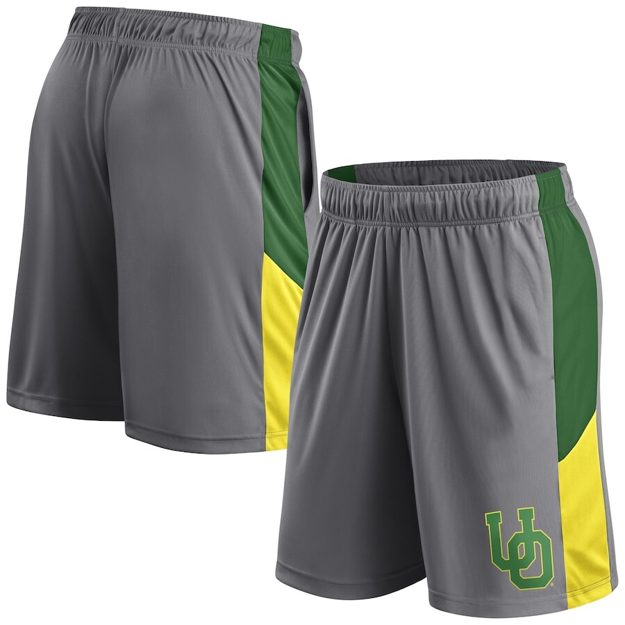 

Шорты Fanatics Branded Oregon Ducks, серый