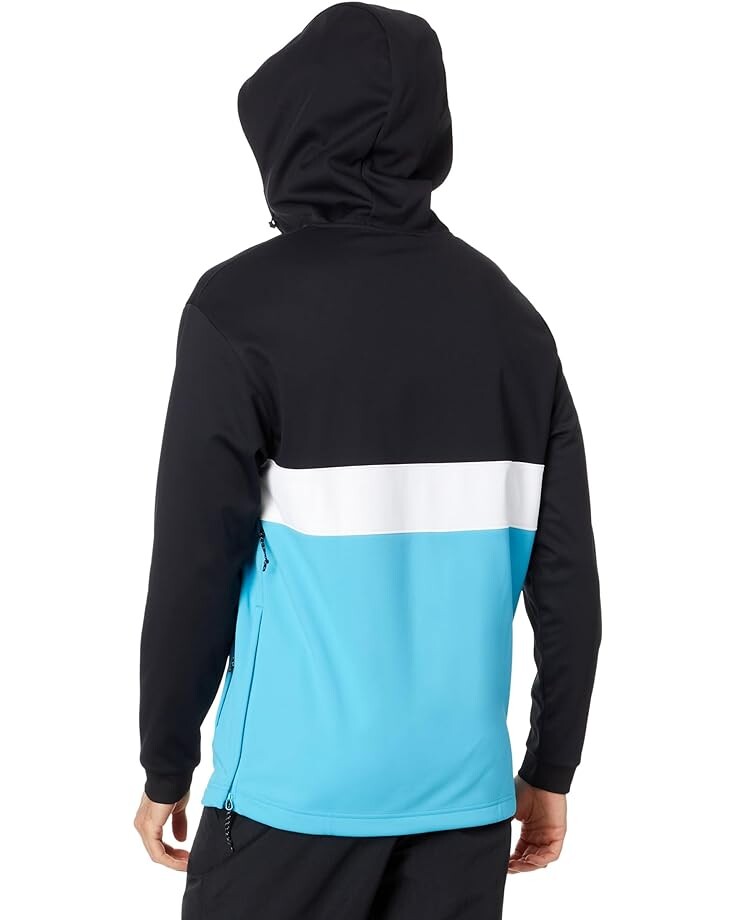 

Худи Oakley TNP Nose Grab Softshell Hoodie, цвет Black/Bright Blue