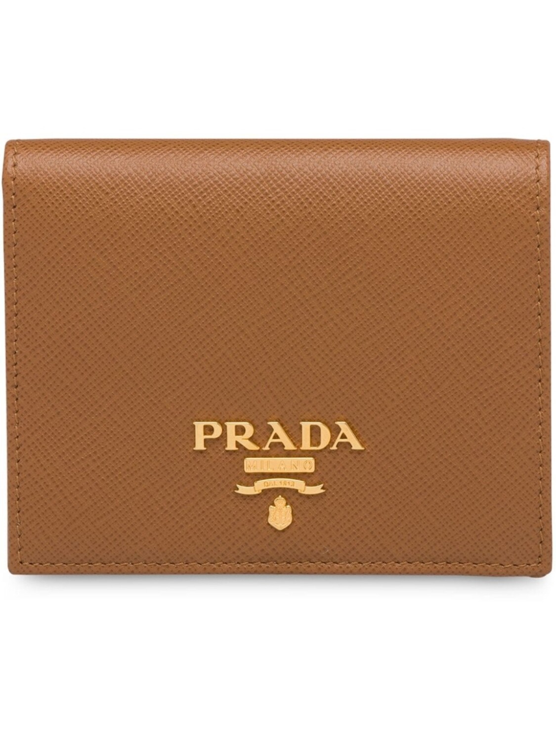

Prada маленький кошелек с логотипом, коричневый