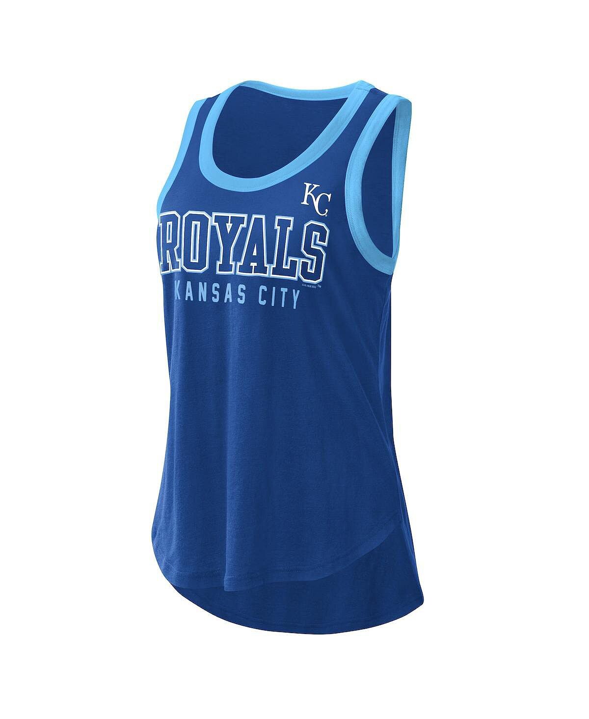 Женская майка Royal Kansas City Royals Clubhouse G-III 4Her by Carl Banks