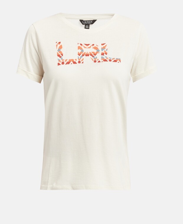 

Футболка Lauren Ralph Lauren, экрю