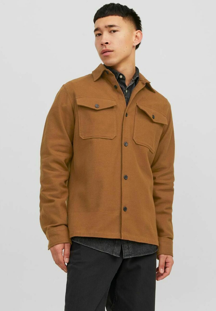 

Рубашка TROY SOLID OVER LS SN Jack & Jones, emperador