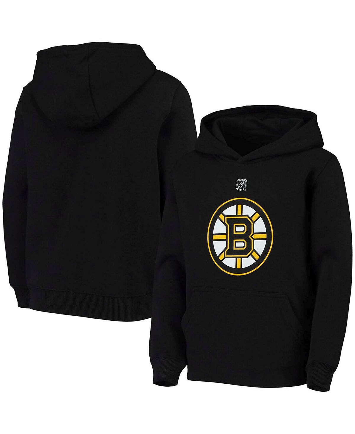 

Черный пуловер с логотипом Big Boys Boston Bruins Primary Outerstuff