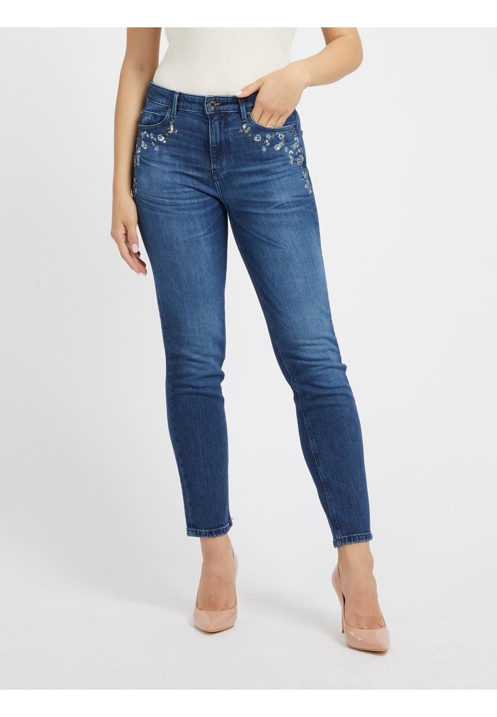 

Джинсы Skinny Fit Guess, синий