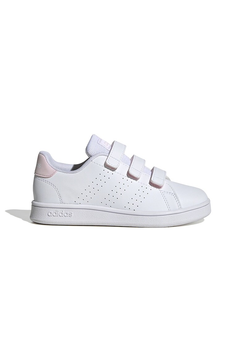 

Туфли Advantage Court из экокожи на липучке Adidas Sportswear, белый