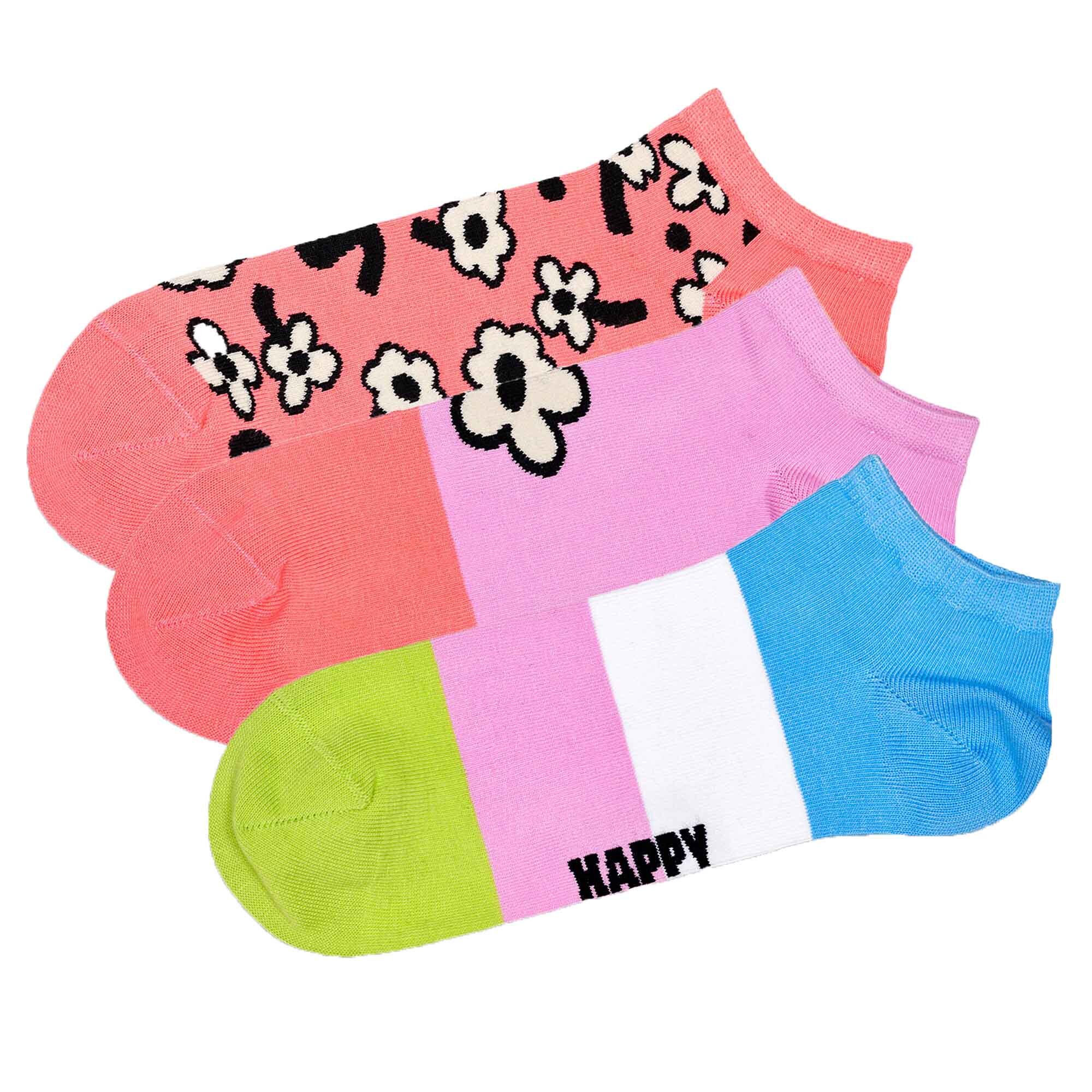 цена Носки Happy Socks 3 шт, цвет Flower