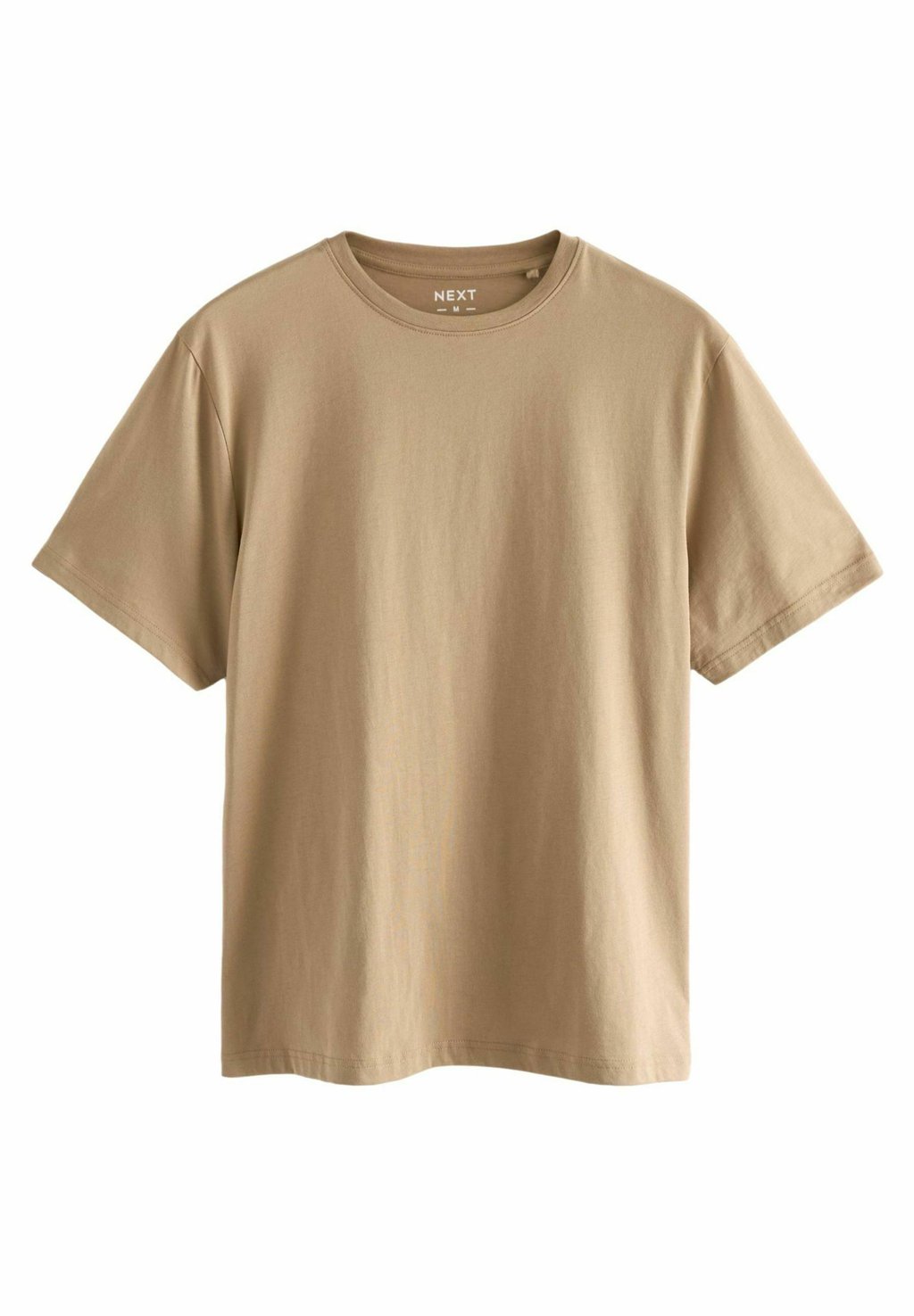 Базовая футболка Essential Crew Neck Regular Next, цвет stone brown базовая футболка crew neck next цвет off white