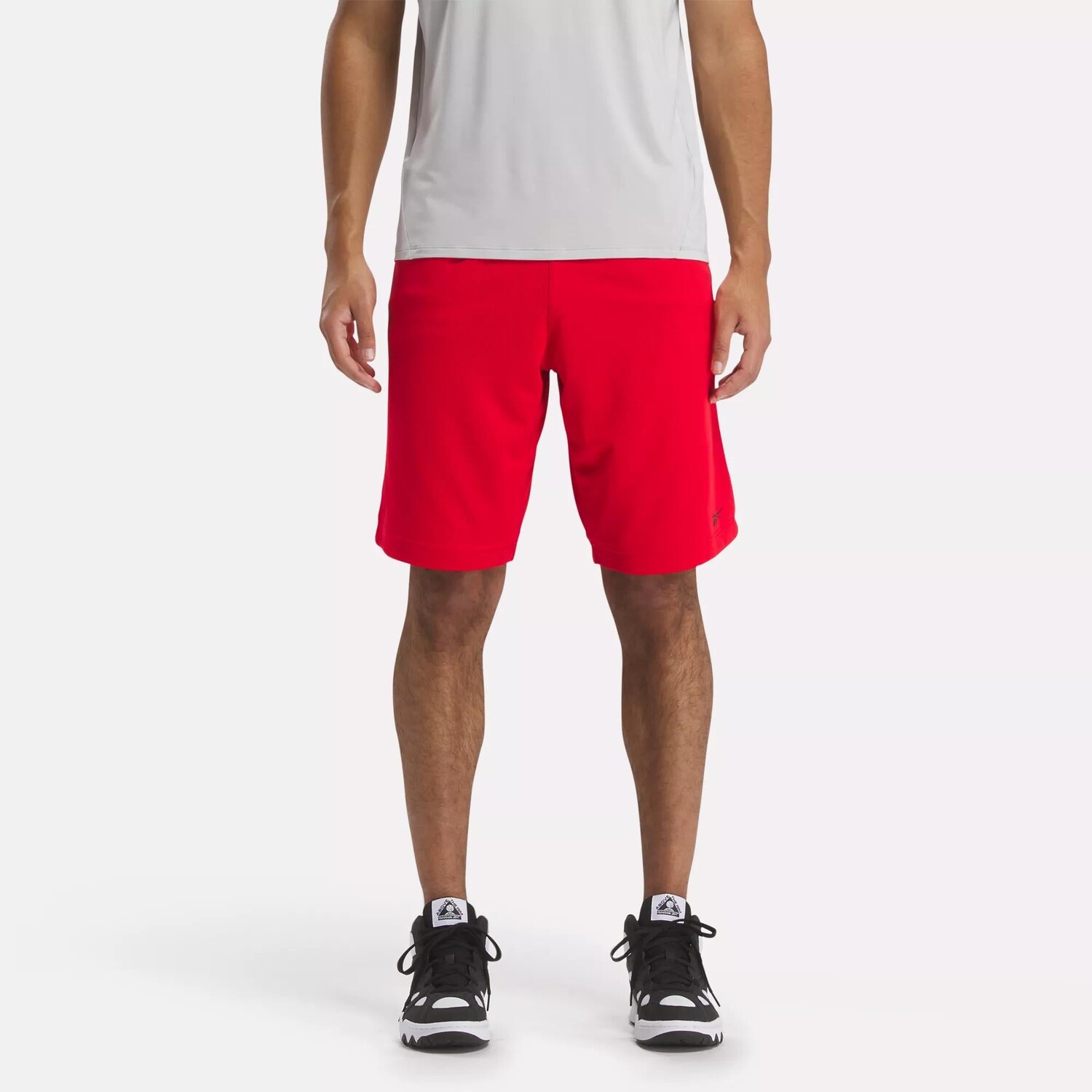 

Баскетбольные сетчатые шорты с открытыми отверстиями Reebok, цвет Vector Red