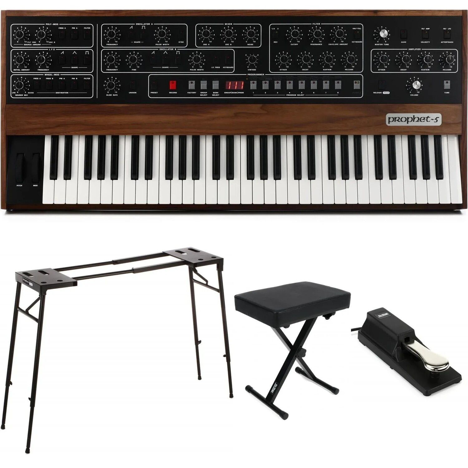 

Комплект основ для 61-клавишного аналогового синтезатора Sequential Prophet-5