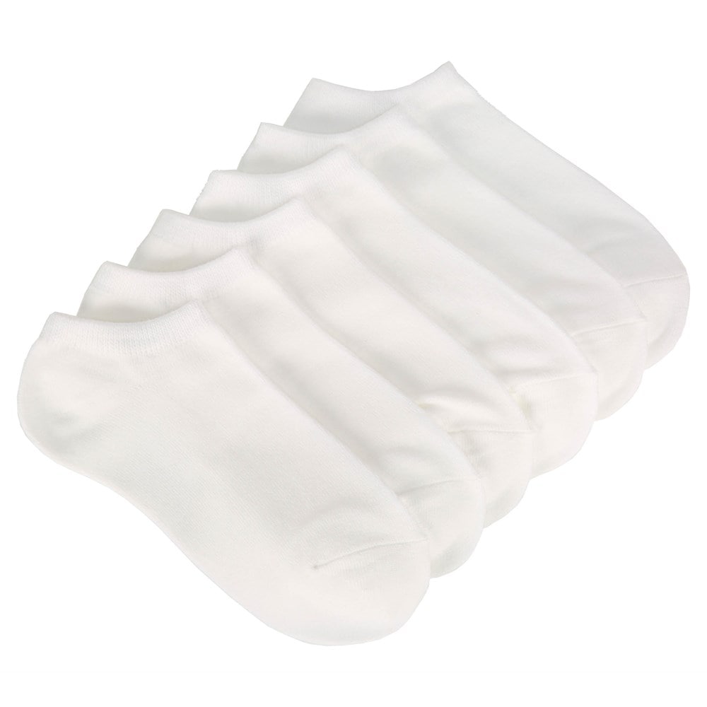 Набор из 6 женских носков-невидимок Sof Sole, белый цена и фото