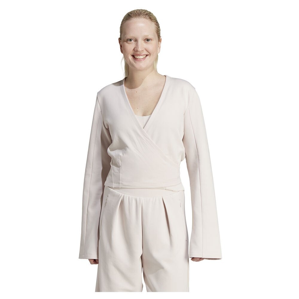 

Толстовка adidas Yoga Cover-Up, бежевый