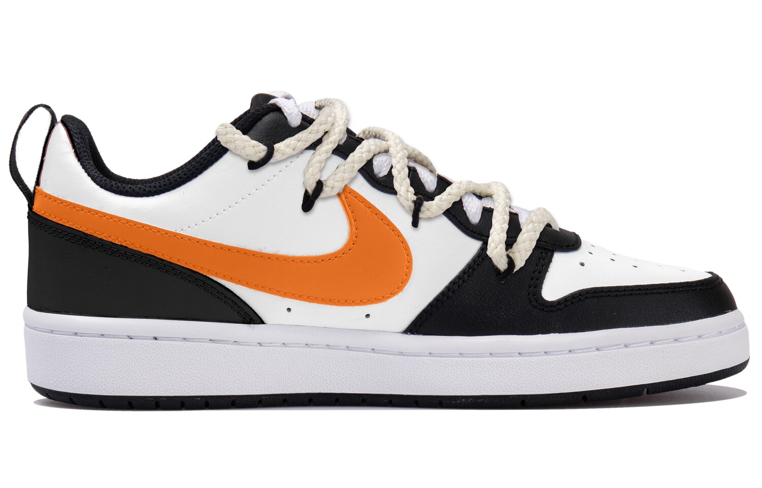 

Кроссовки Nike Court Borough 2 Skateboarding Shoes Women's Low-top Black/white/orange, черный