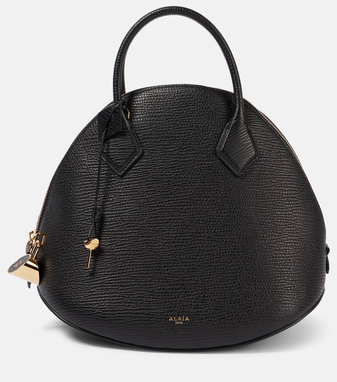 

Кожаная сумка-тоут Dome 32 Alaïa, черный