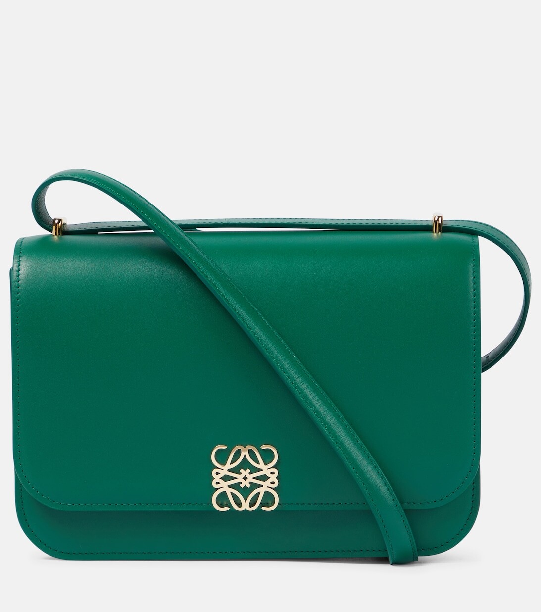 

Сумка через плечо из кожи Goya Loewe, зеленый