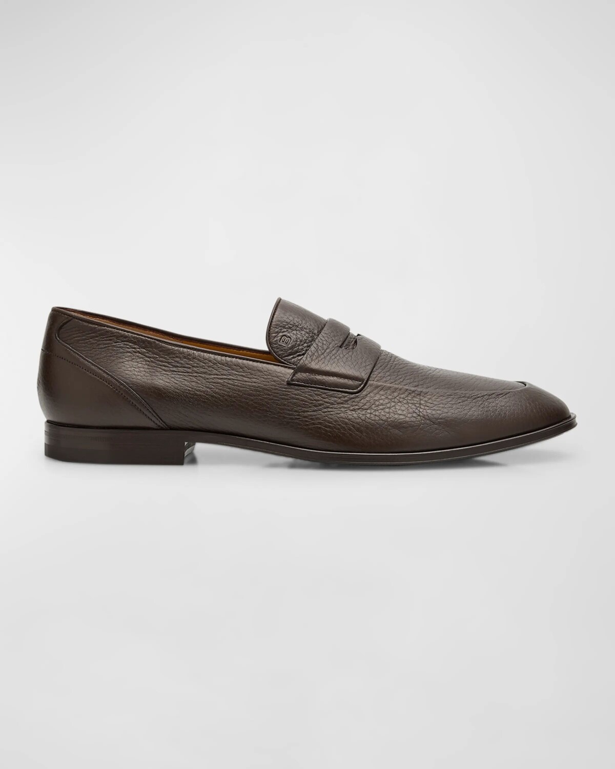 

Мужские пенни-лоферы из зерненой кожи Windsor Bally, цвет Ebano 21