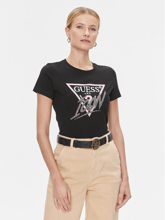 

Футболка стандартного кроя Guess, черный