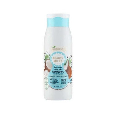 

Beauty Coconut Milk Увлажняющее молочко для душа с пробиотиками 400мл, Bielenda