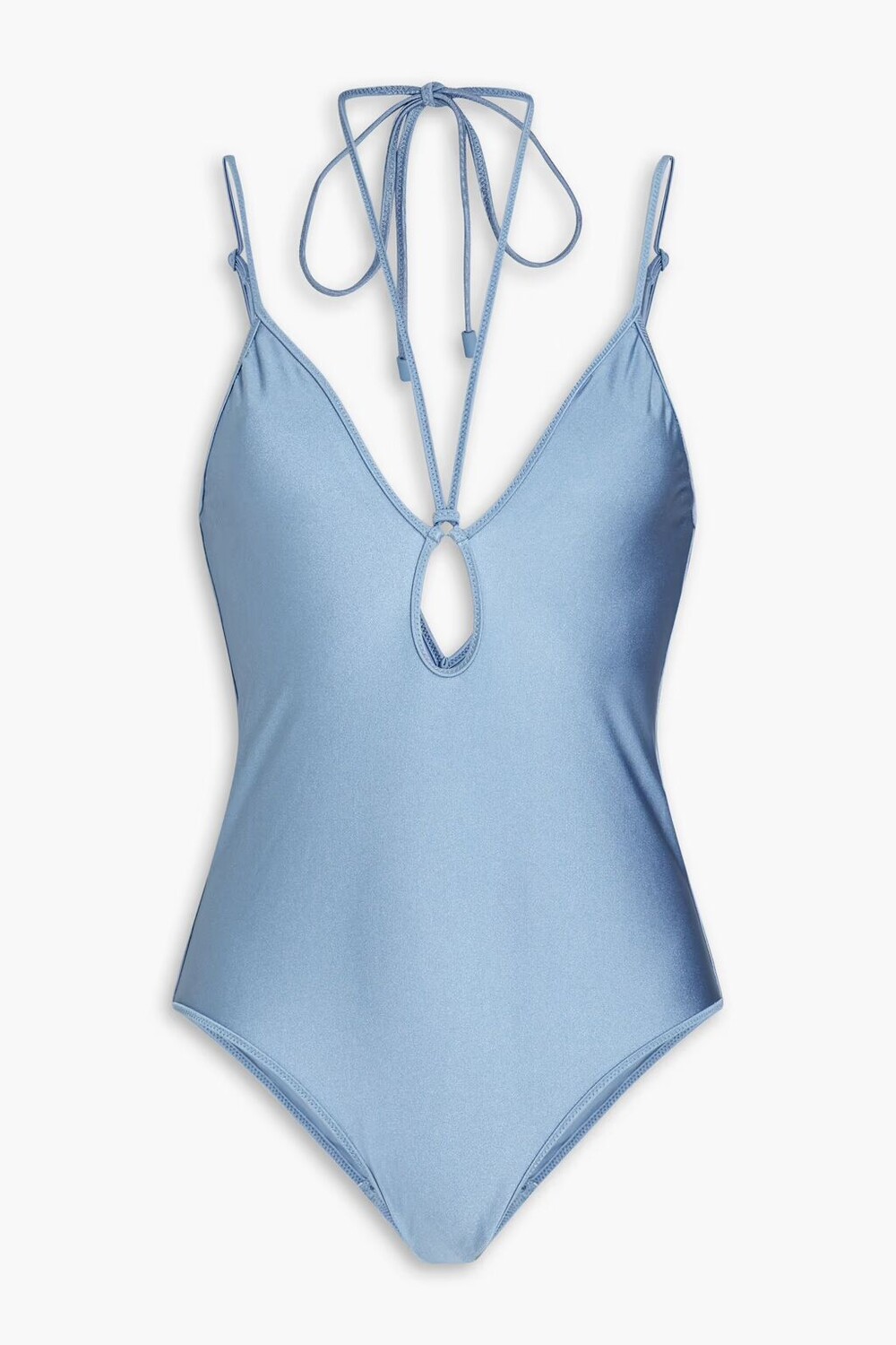 

Купальник с вырезом Zimmermann, цвет Slate blue