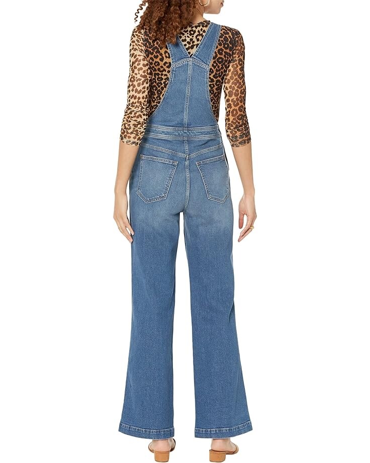 

Брюки Madewell High-Rise Loose Flare Overalls in Demott Wash, цвет Demott Wash