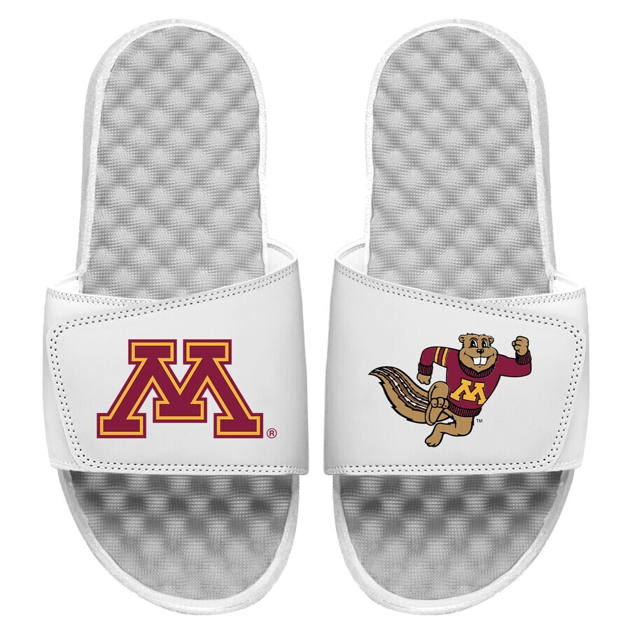 

Шлепанцы ISlide Minnesota Golden Gophers, белый