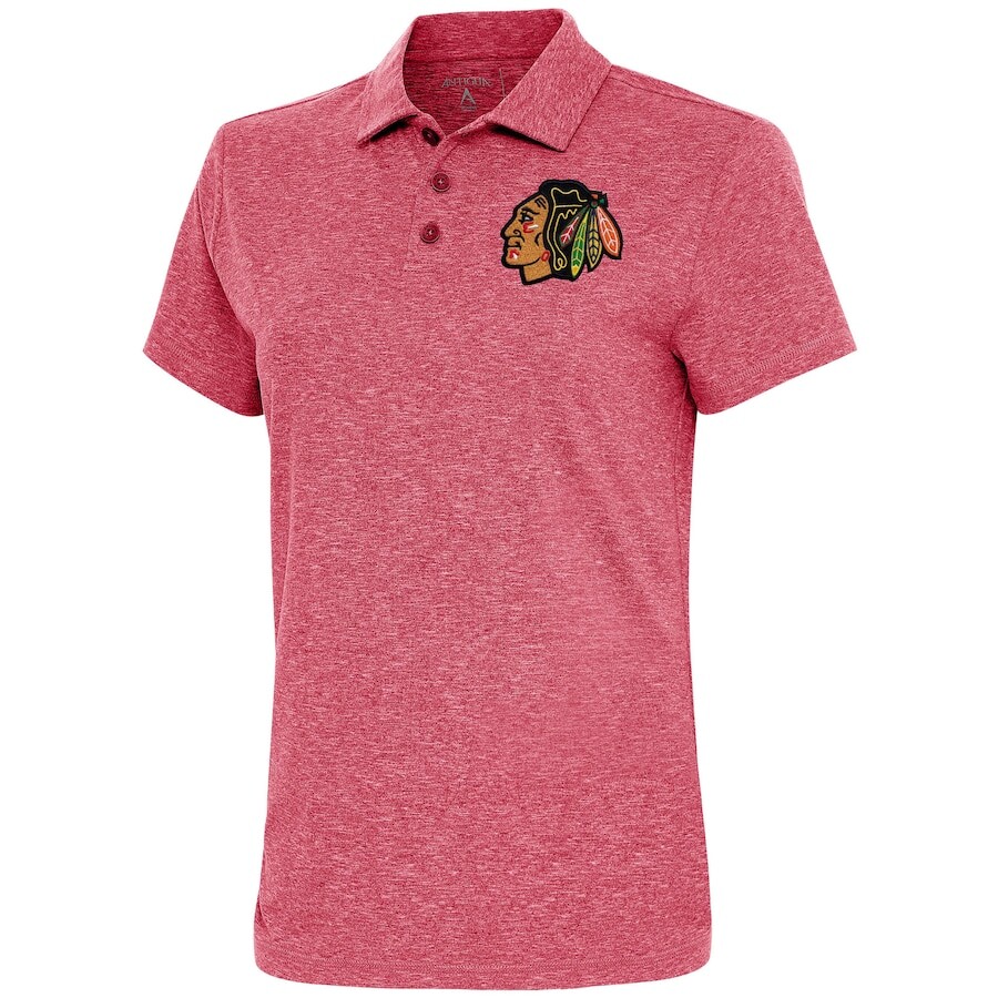 

Поло с коротким рукавом Antigua Chicago Blackhawks, красный