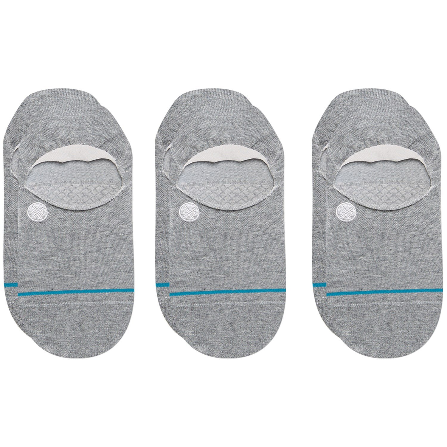 

Носки Stance Icon No Show 3-Pack, цвет Heather Grey