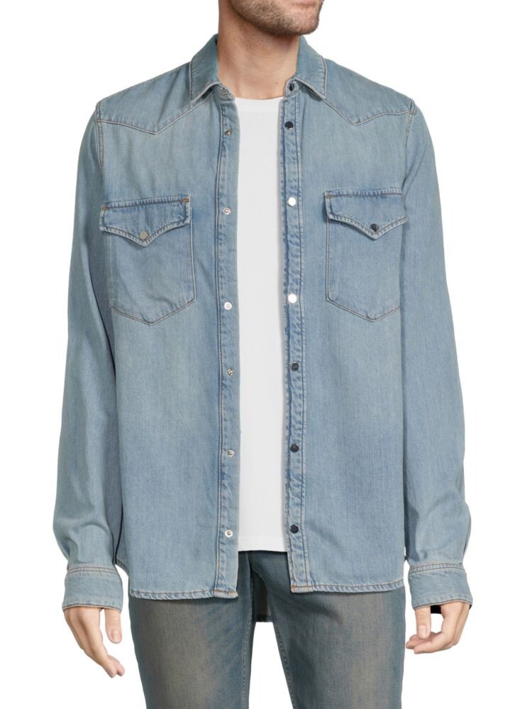 

Легкая джинсовая рубашка Zadig & Voltaire, цвет Light Blue