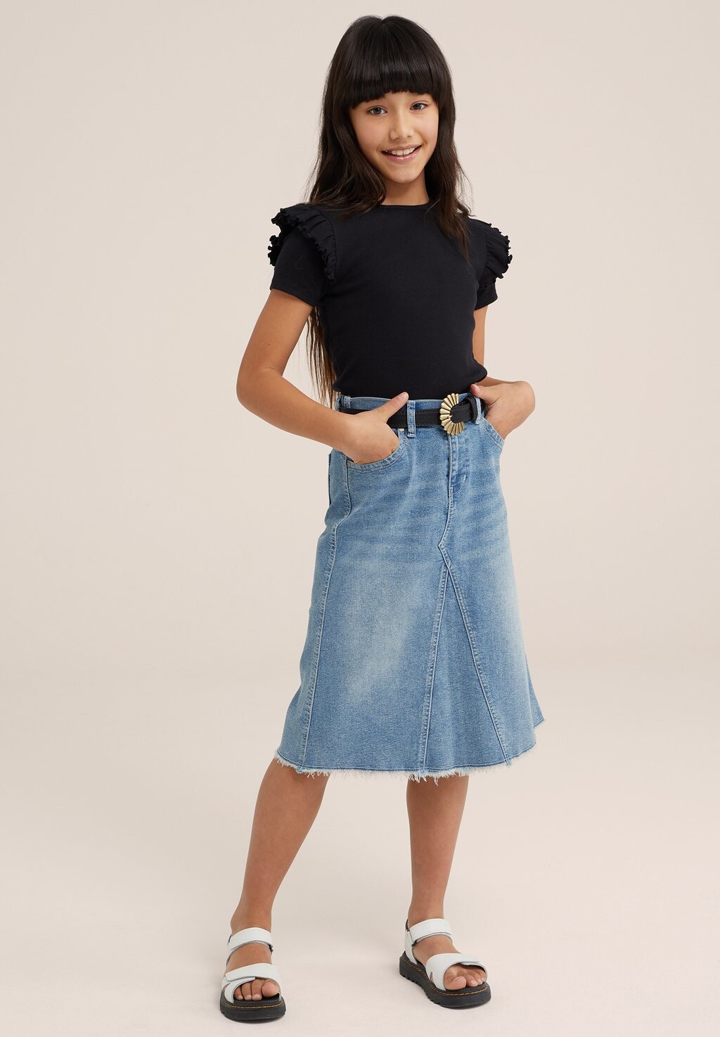 

Юбка А-силуэта RIDGE WE Fashion, цвет blue