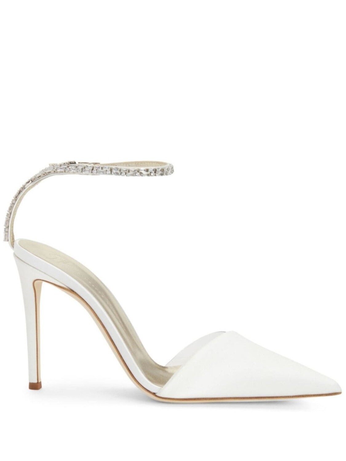 

Giuseppe Zanotti туфли с заостренным носком, белый