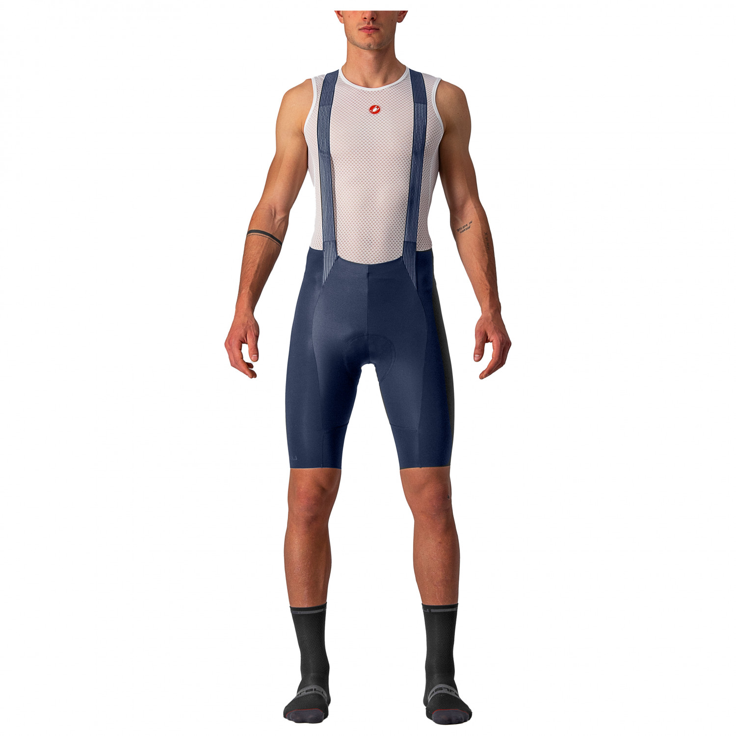 цена Велосипедные шорты Castelli Free Aero RC Bibshort, цвет Belgian Blue