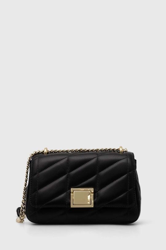 Кожаная сумочка DKNY DKNY, черный