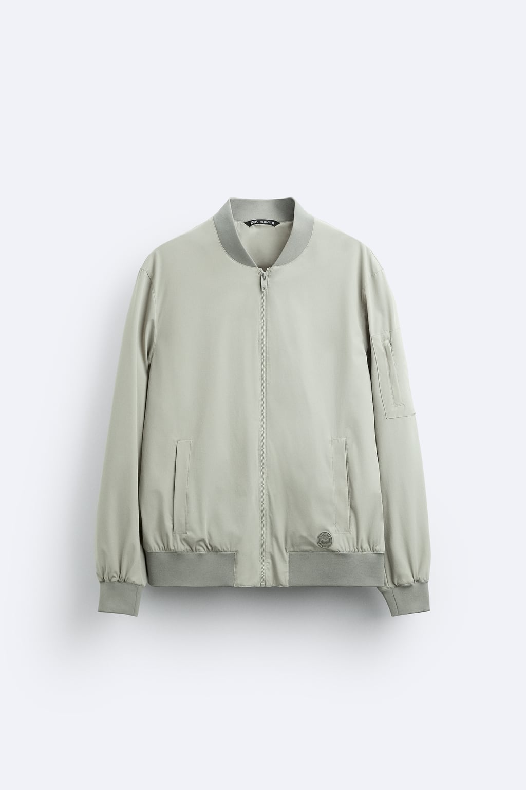 

Легкий бомбер ZARA, серый