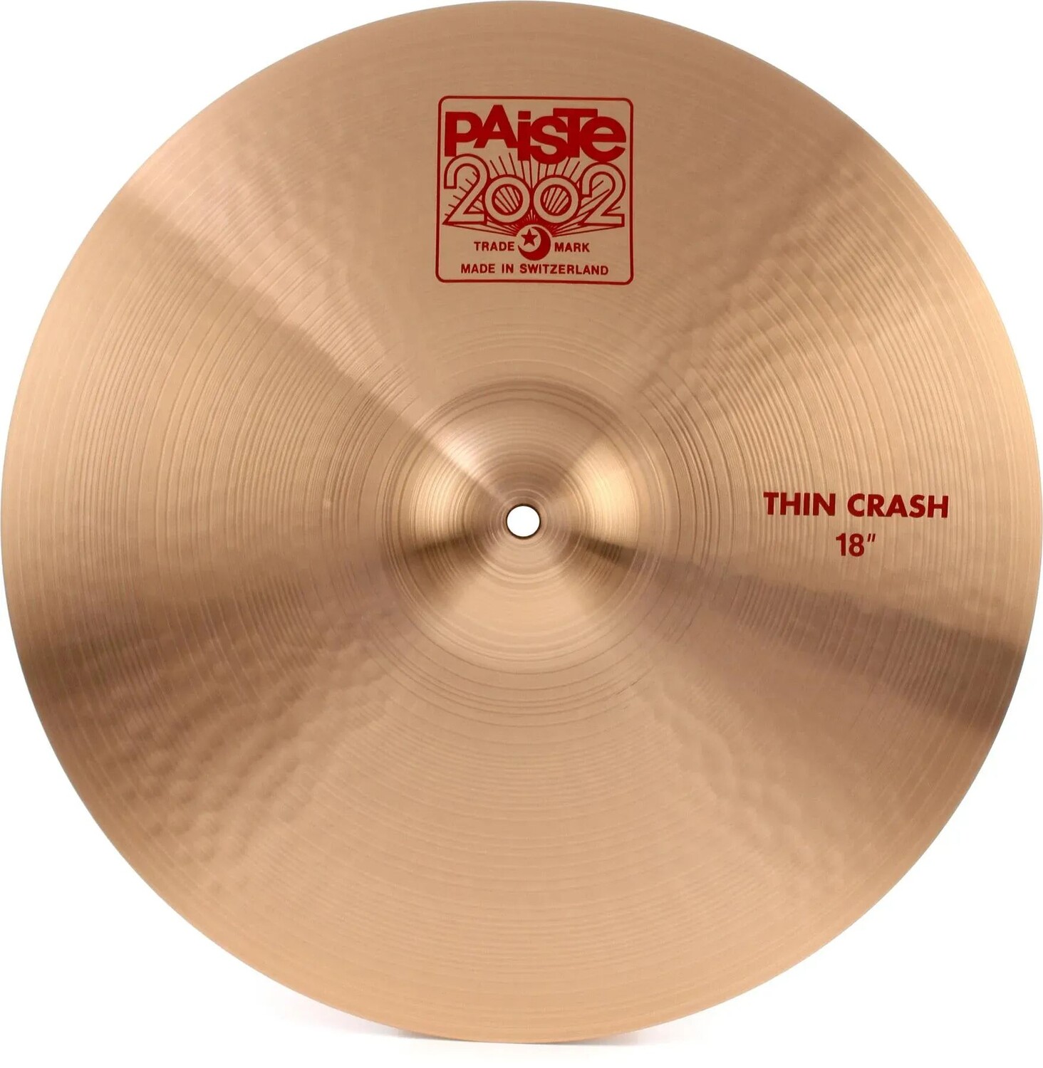 

Paiste 18-дюймовая тонкая тарелка Crash 2002 г.