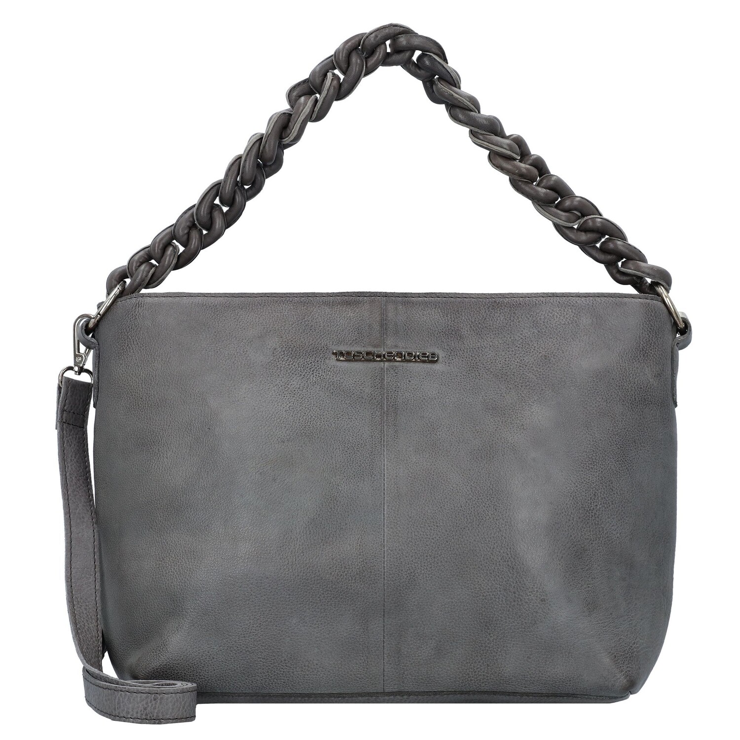 

Сумка через плечо TASCHENDIEB Coburgbastei 1 Leder 30 cm, цвет smokey grey