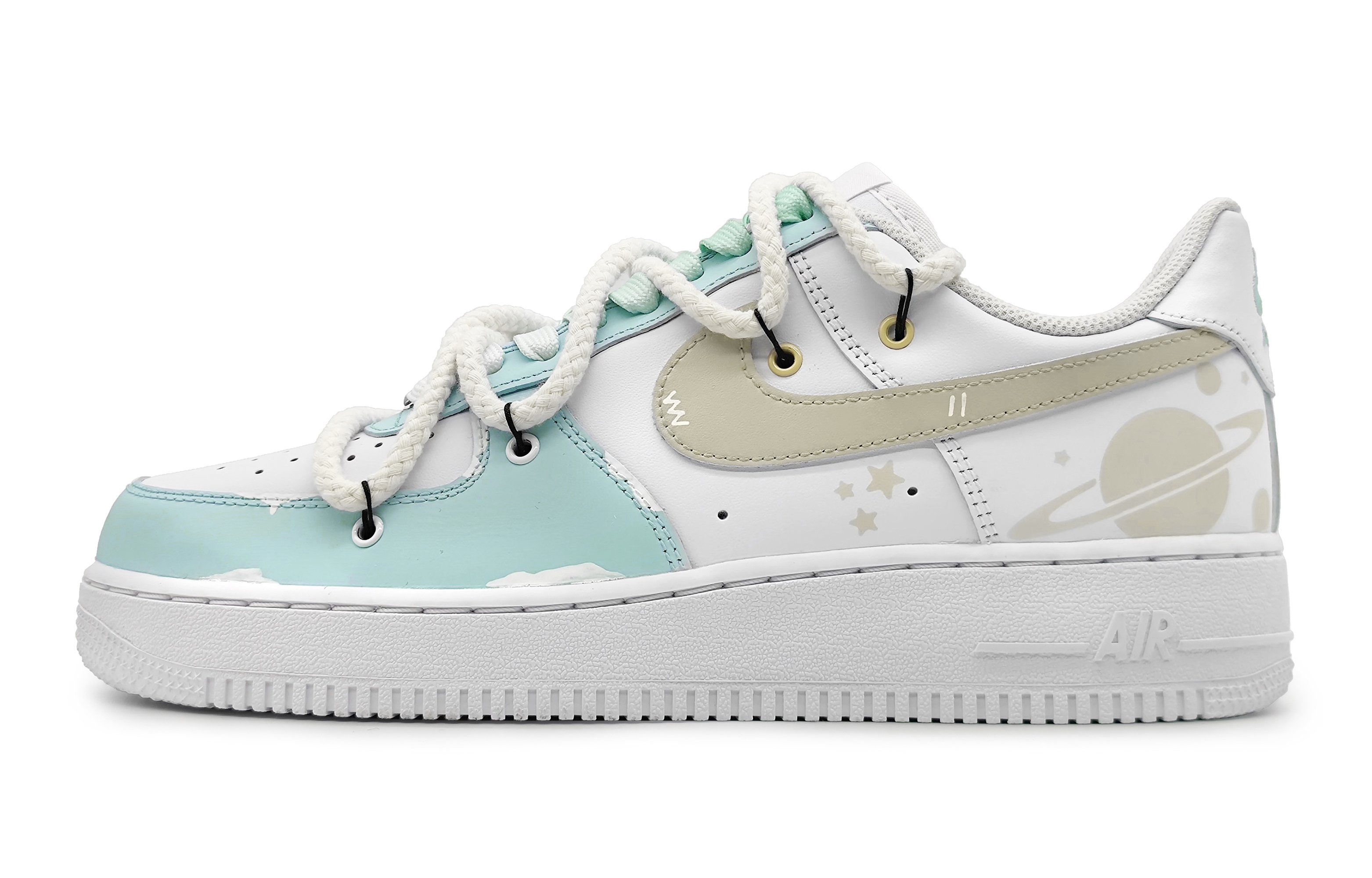 

Кроссовки для скейтбординга Air Force 1 женские, низкие, белые Nike