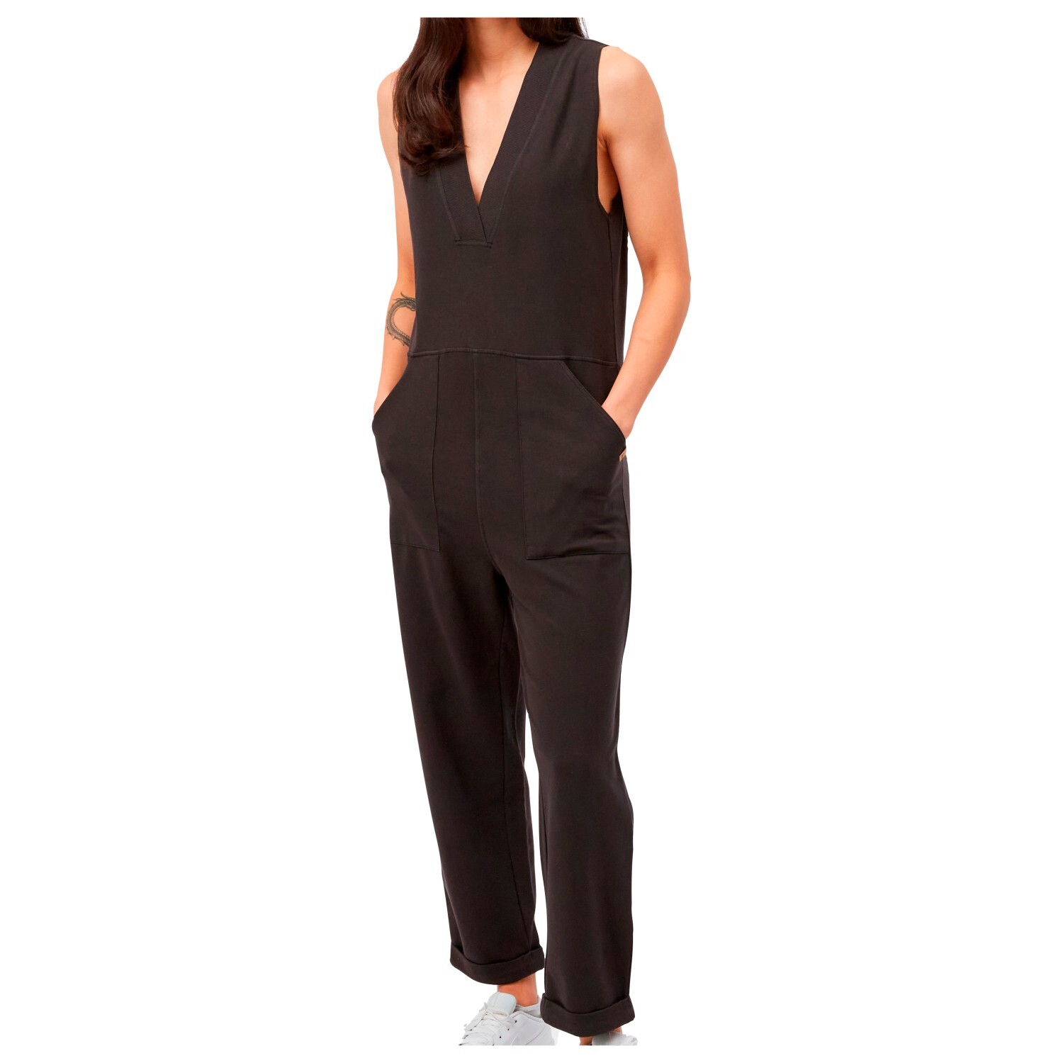 

Комбинезон Tentree Women's French Terry V Neck, цвет Jet Black