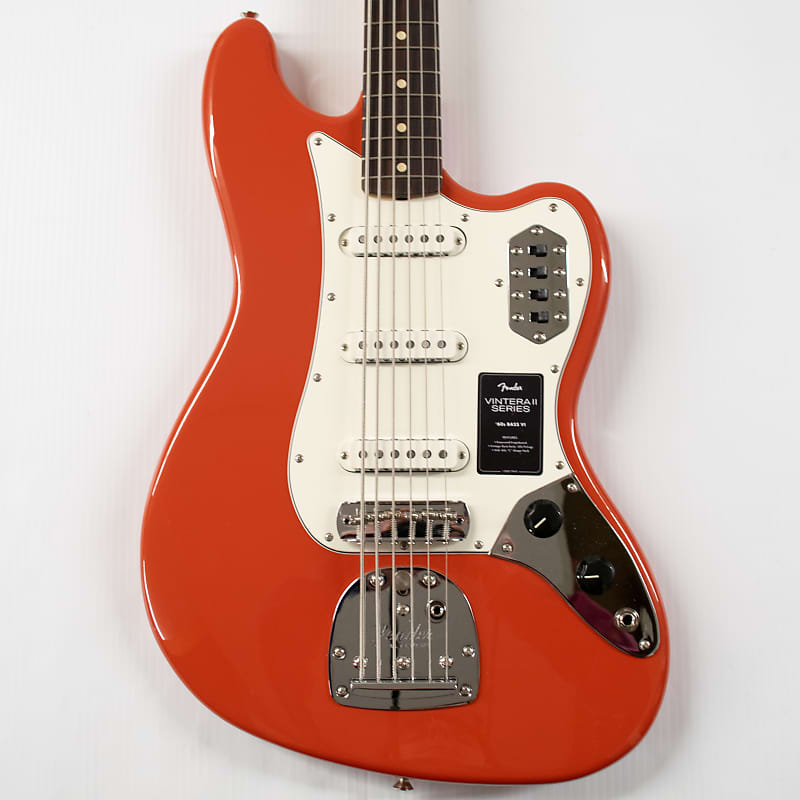 

Басс гитара Fender Vintera II '60s Bass VI - Fiesta Red