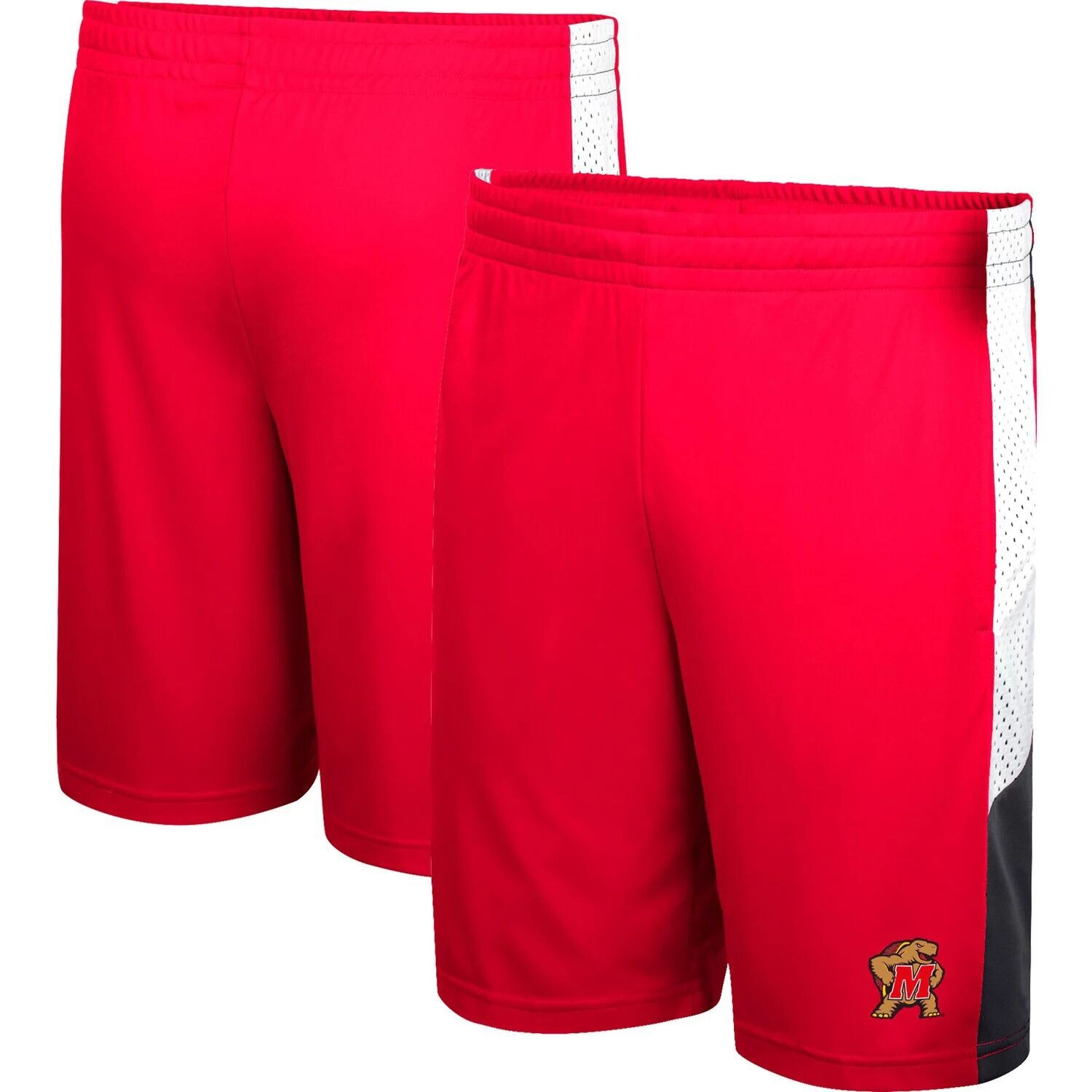 

Молодежные шорты Colosseum Red Maryland Terrapins с цветными блоками Colosseum