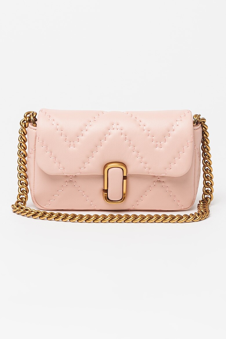 

Стеганая кожаная сумка через плечо Marc Jacobs, розовый