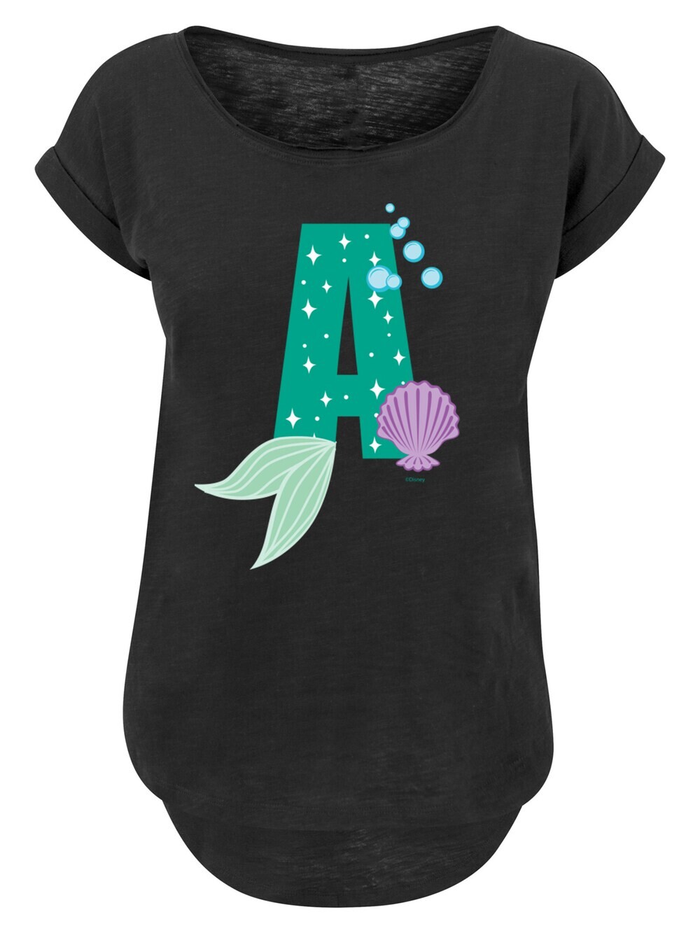 

Рубашка F4NT4STIC Disney Alphabet A Is For Ariel - BLK, черный