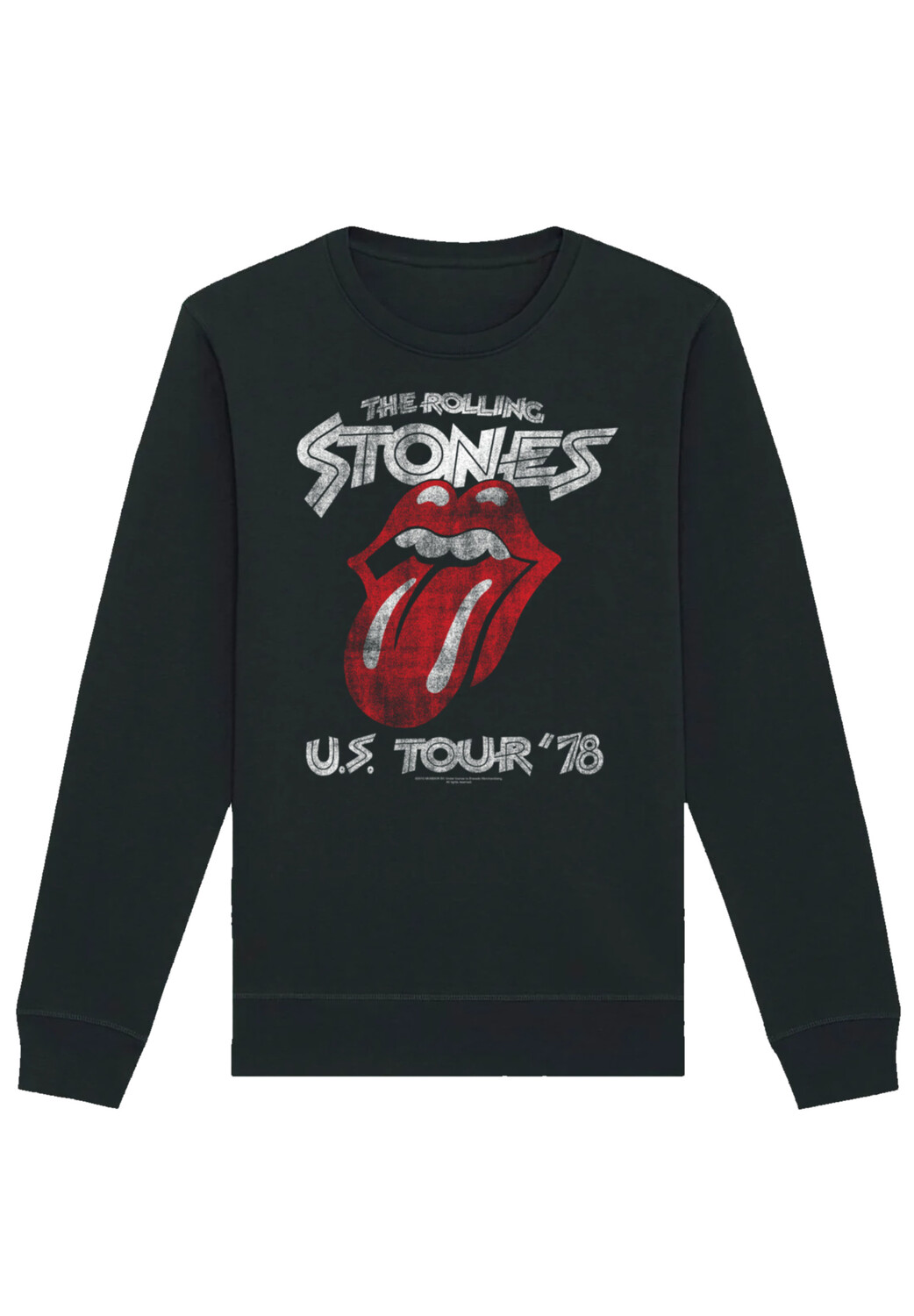 

Толстовка F4NT4STIC Unisex The Rolling Stones US Tour '78, черный