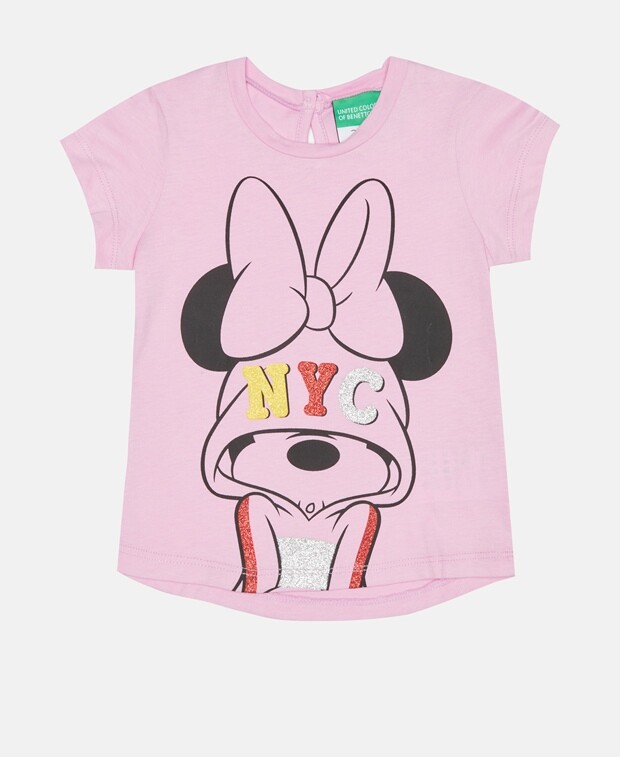 

Футболка United Colors of Benetton, розовый