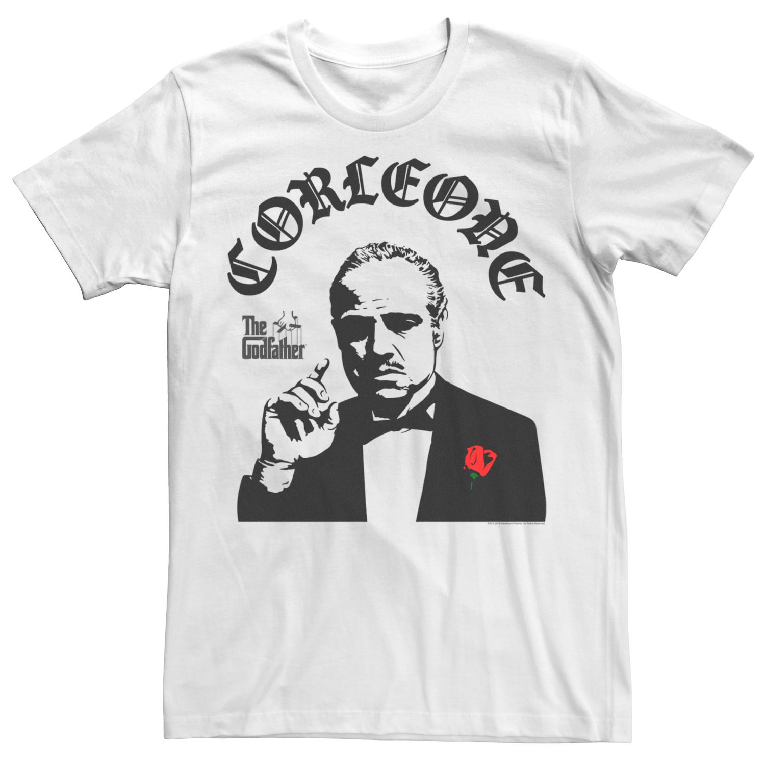 цена Мужская футболка с портретом Godfather Corleone Licensed Character